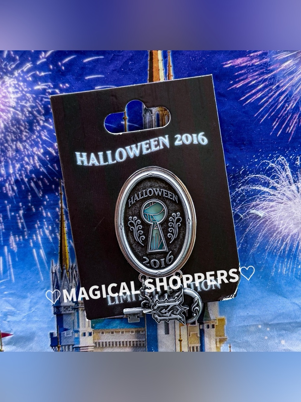 Disney Parks Halloween Haunted Mansion Lock & Key Opera Ghosts LE Pin